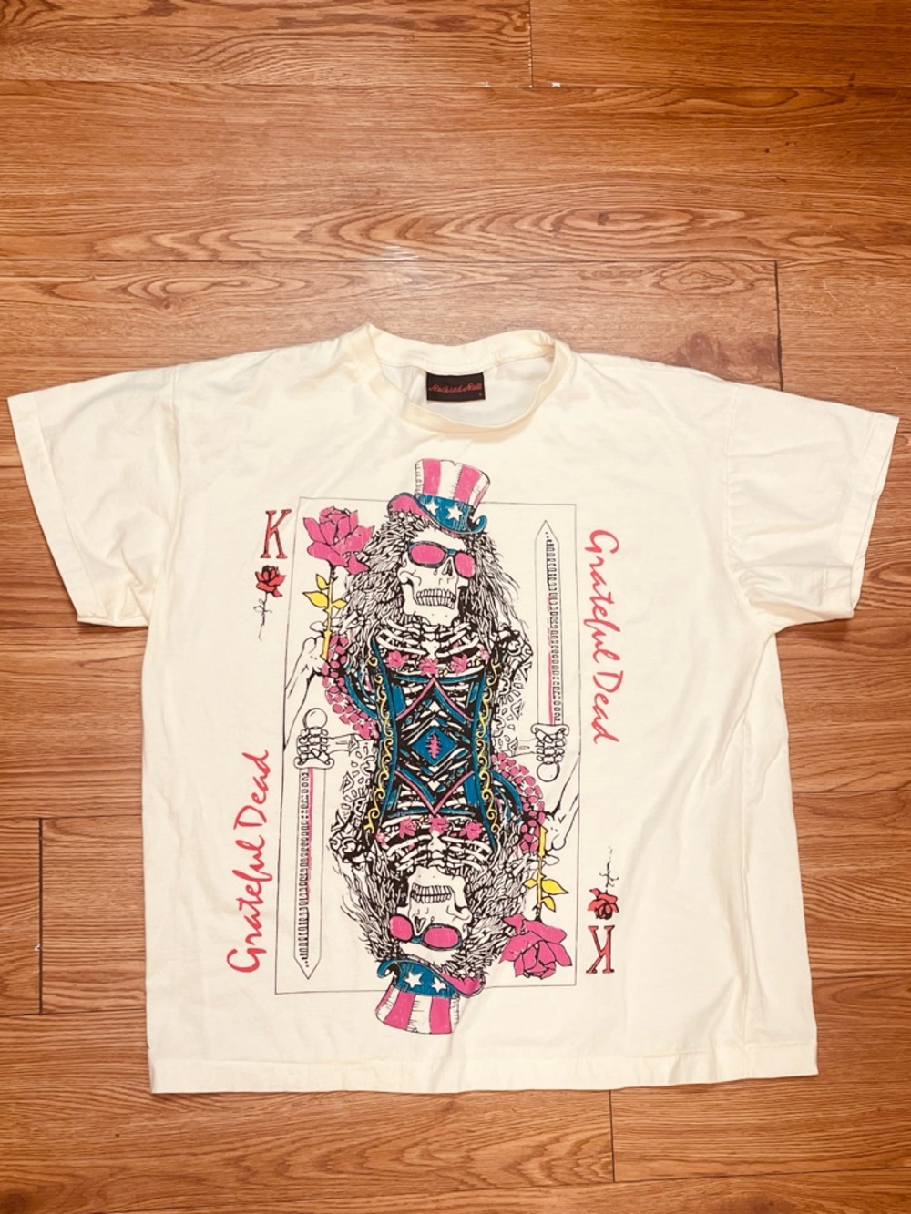 Grateful Dead 1987 Dream Tour Women's Graphic Short Sleeve Tee Sz L